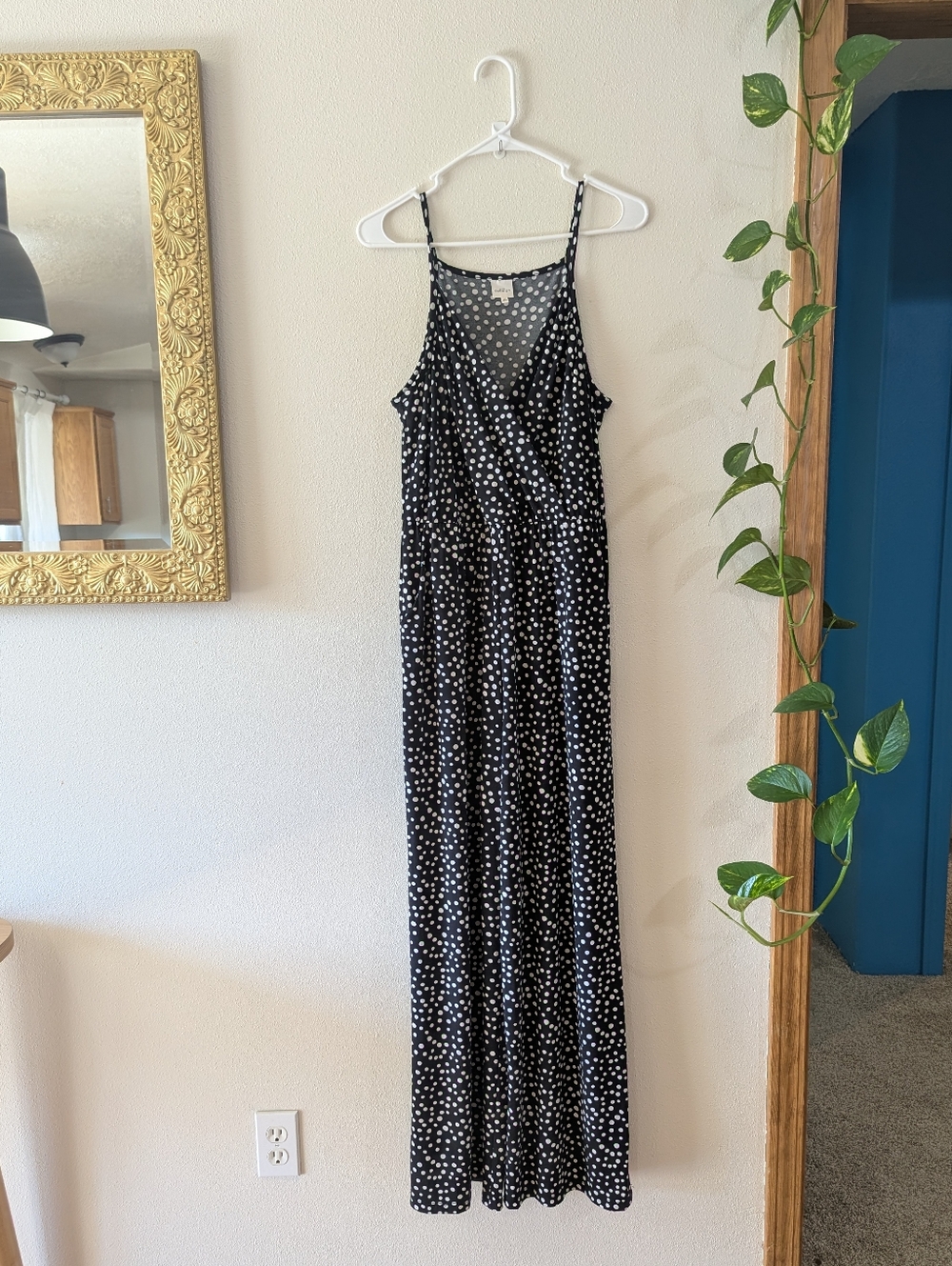 Polka Dot Wide Leg Jumpsuit